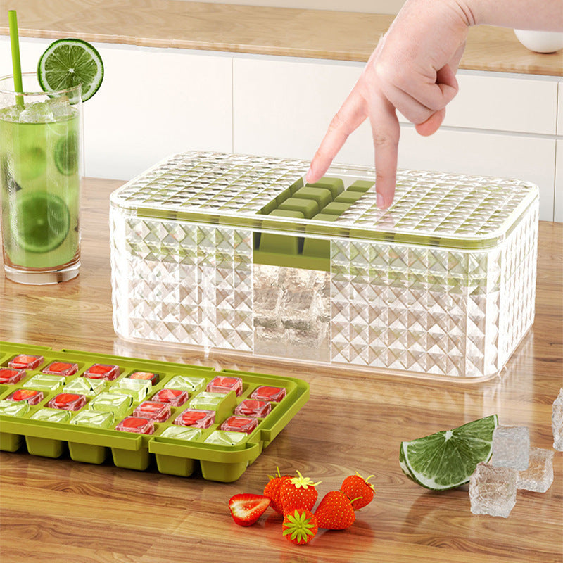 Large New Silicone Square Ice Mold Ice Cube Trays