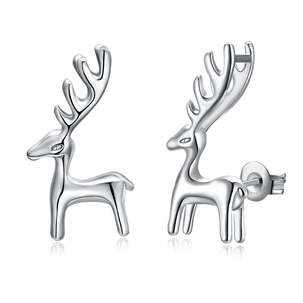 Women's Fashion Elk Shape Earrings Jewelry