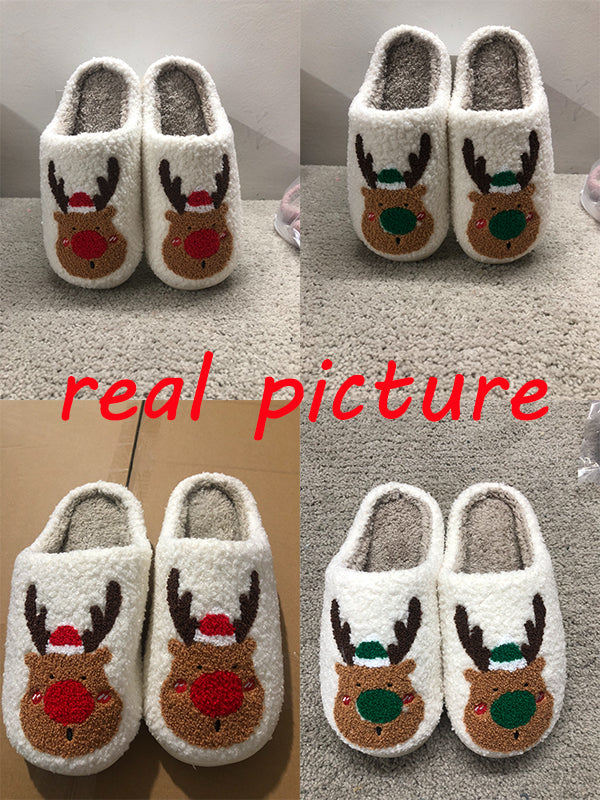 Christmas Shoes Winter Home Slippers