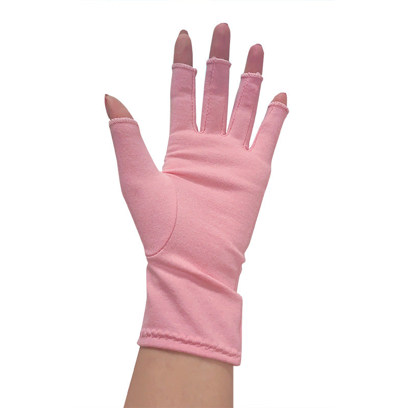 Breathable Health Care Half Finger Gloves