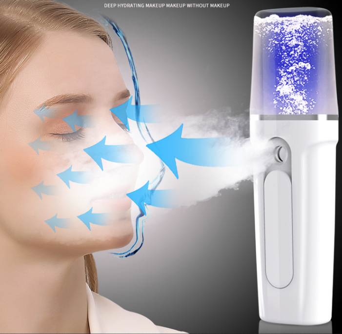 Facial Moisturizing Facial Beauty Apparatus With USB Charging Battery Bank