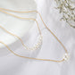 Jewelry Double Pearl Necklace