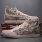 Men's High-top Camouflage Canvas Shoes
