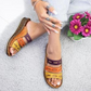 Car Line Hollow Color Leisure Sandals And Slippers