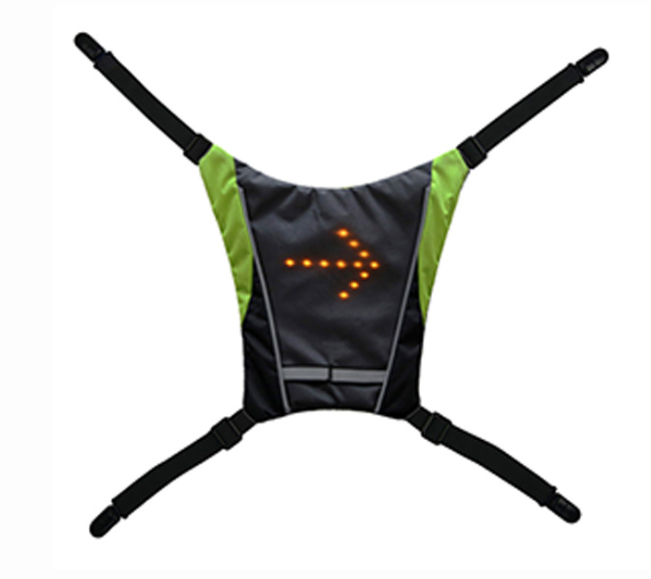 USB Rechargeable Reflective Vest Backpack