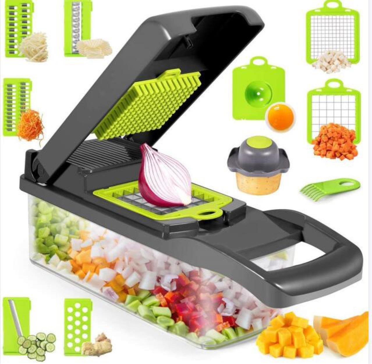 12 In 1 Manual Vegetable Chopper Kitchen Gadgets