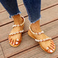 Flat Sandals Shell Pearl Finger Anklets