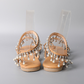 Handmade Pearl Beaded Ladies Sandal