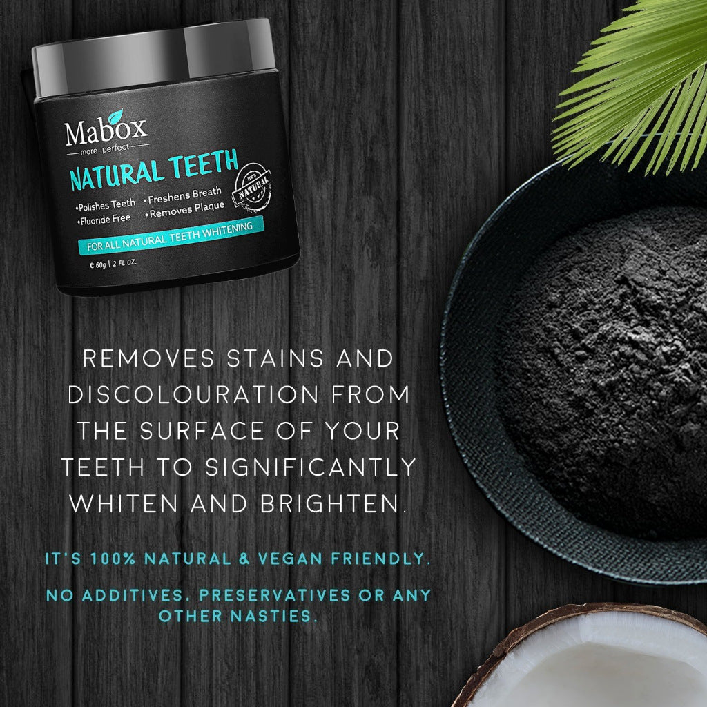 Bamboo charcoal tooth powder
