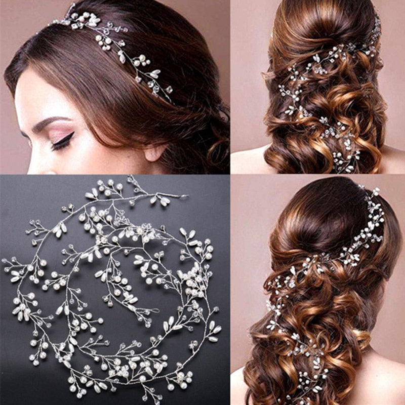Wedding Hair Accessories Crystal Pearl Hair Accessories