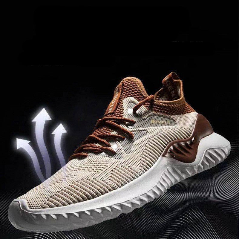 Breathable Mesh Shoes, Mesh Shoes, Men's Shoes, Flying Woven Fashion Casual Shoes