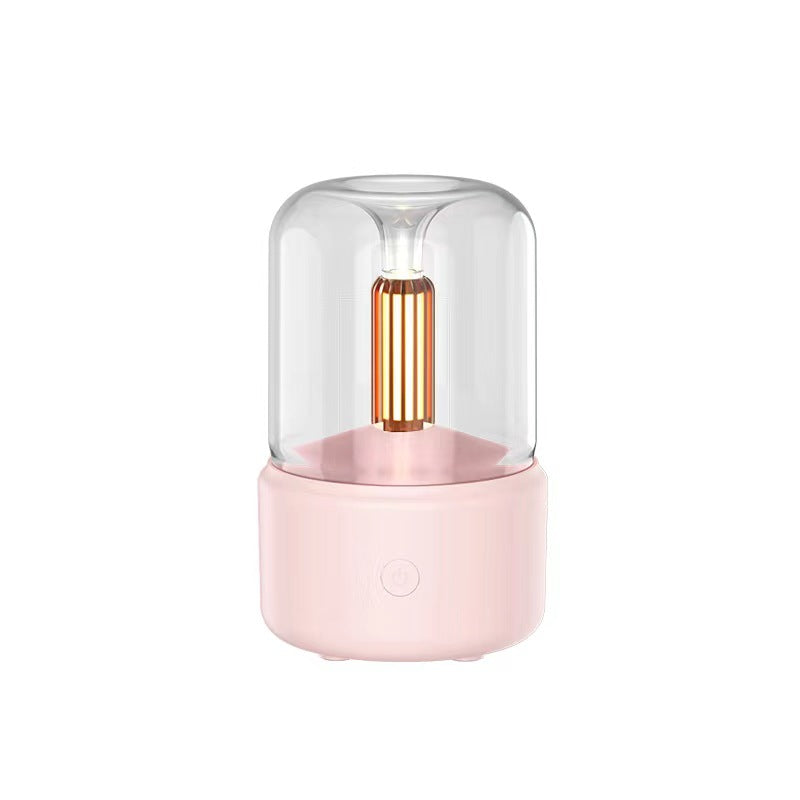 Atmosphere Light Humidifier Candlelight Aroma Diffuser Portable 120ml Electric