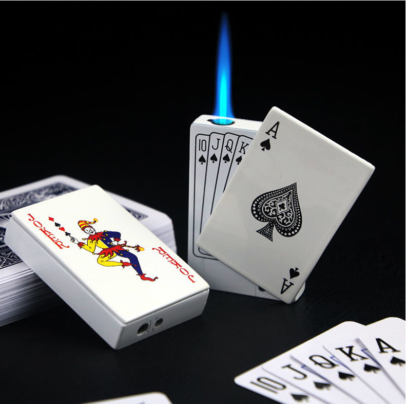 Poker Gas Lighters Poker Lighter Creative Gift Lighter Poker Lighter
